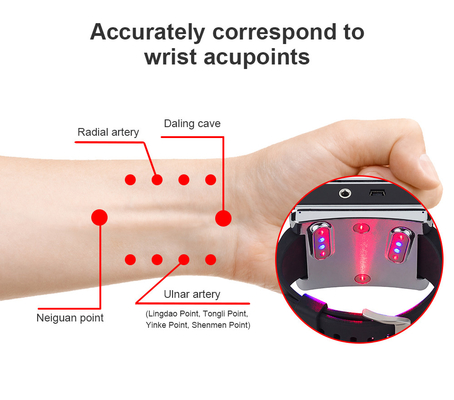 3 w 1 wielofunkcyjny półprzewodnikowy laserowy zegarek terapeutyczny niskiego poziomu dla chorych na cukrzycę czerwone światło zimne urządzenie do terapii laserowej
