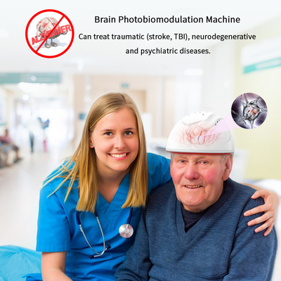PDT Photobiomodulation Brain Helmet 810nm Terapeutyczny sprzęt mózgowy