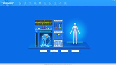 Quantum Magnetic Resonance Body Analyzer 45 raportów Whole Body Health Scanner angielski / hiszpański