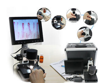Mikroskop mikrokrążenia 600cd / m2 Test kapilarny Nailfold podłączony do laptopa