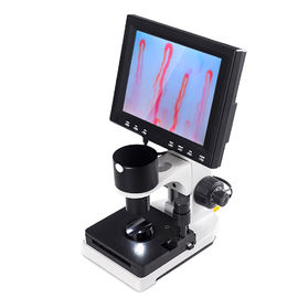 Analiza biochemiczna Mikrokrążenie Mikroskop Maszyna do badania krwi z kolorowym ekranem LED