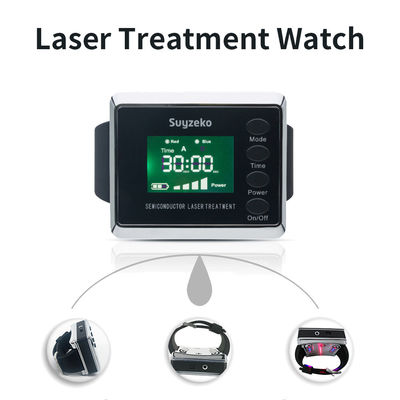 650nm 450nm Laserowy zegarek na rękę 220V dla diabetyków